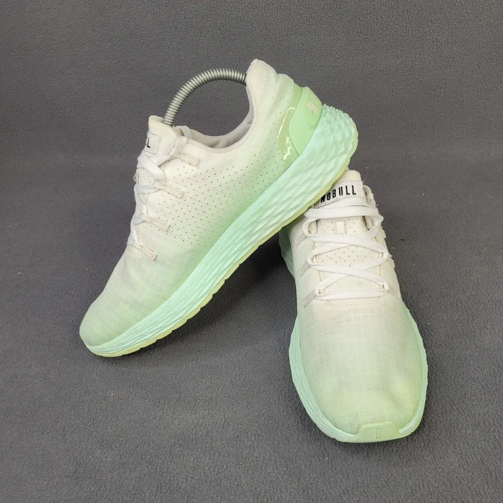 Nobull Project Allday Ripstop Runner White Mist‎ Gradient Womens 10.5 Athletic